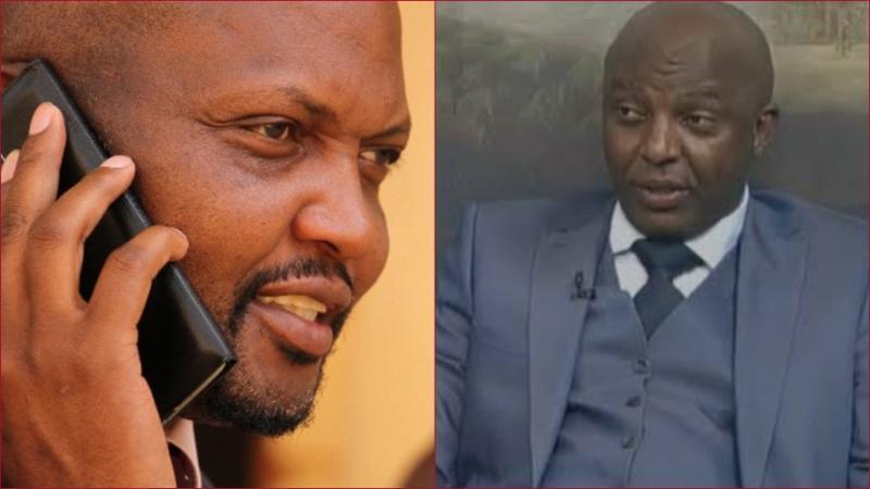 Moses Kuria revealed the details of his phone call with Murang'a governor Irungu Kang'ata.